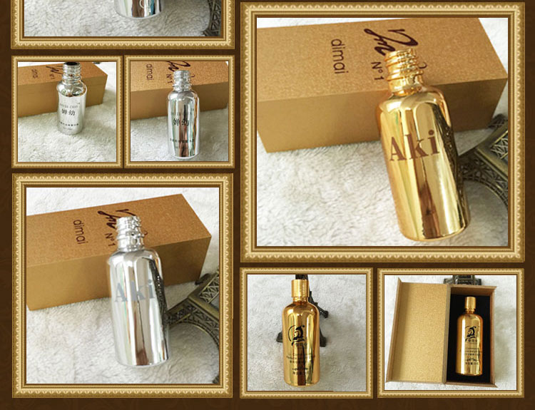 Chai vàng PHD 100ml Nhập khẩu Chai thủy tinh vàng Indenter Chai tinh dầu rỗng Chai Lotion Chai phụ Chai tinh dầu - Tinh dầu điều trị tinh dầu nguyên chất