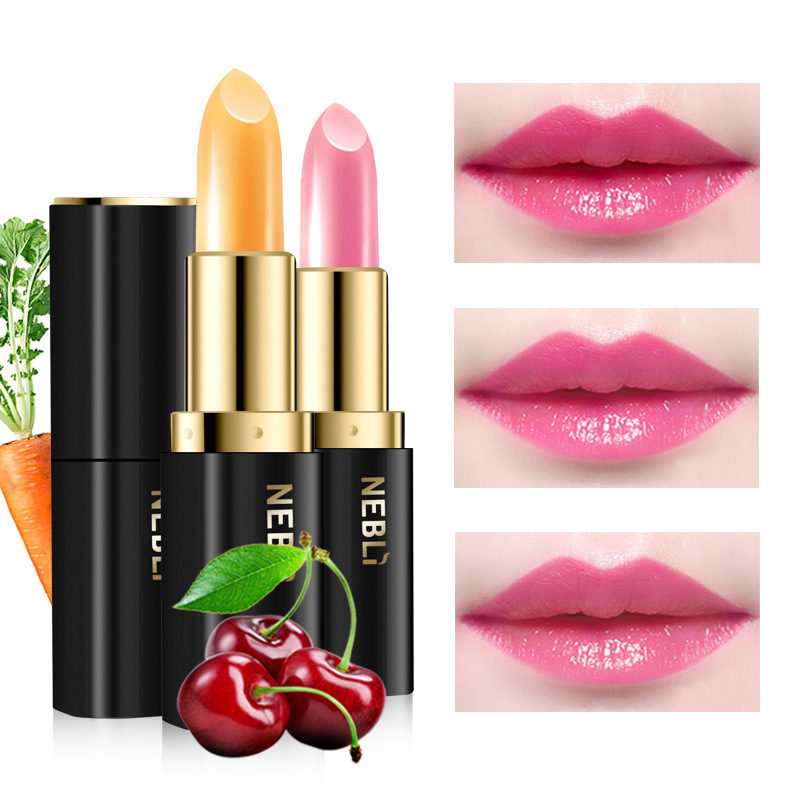 Ay, Naiberi red cherry warm lipstick pregnant woman can not easily get a moisturizing color discoloration water peach lipstick