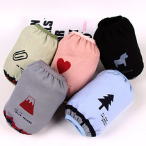 Oops sleeve cotton short new print autumn and winter anti-fouling dust-proof adult men and women Office Home sleeves