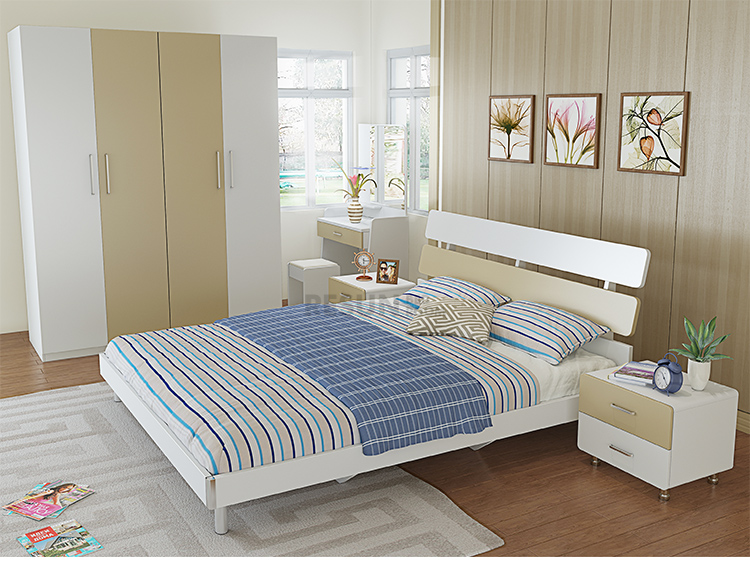 Ruixin tủ quần áo ngủ kết hợp bộ nội thất phòng ngủ kết hợp thiết lập đầy đủ đồ nội thất nhà năm hoặc sáu bộ phòng cưới
