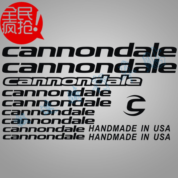 Bicycle stickers Mountain bike road bike frame stickers Cannon Dell personalized frame diy hollow stickers