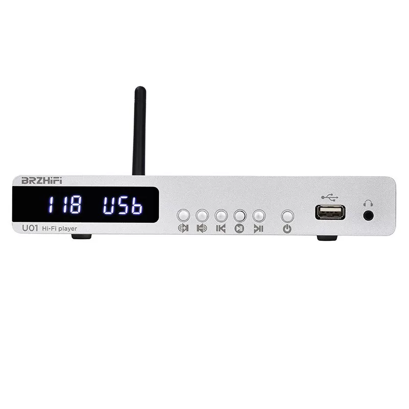 BRZHIFI U01 lossless music player ES9038 decoder Bluetooth 5.0 digital turntable