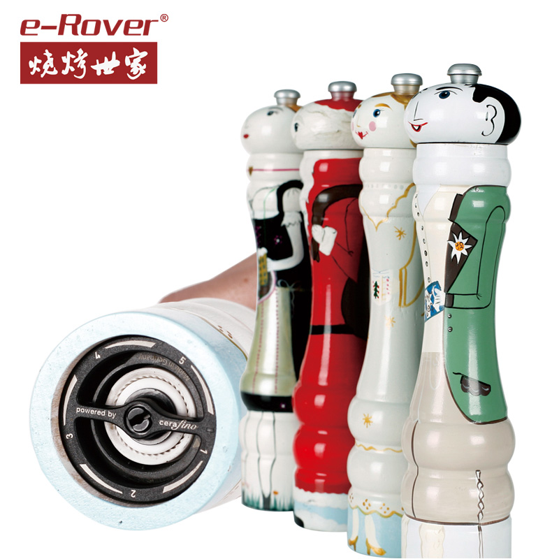 e-Rover Barbecue family Pepper grinder German ceramic core Barbecue tools supplies utensils Seasoning cans and bottles