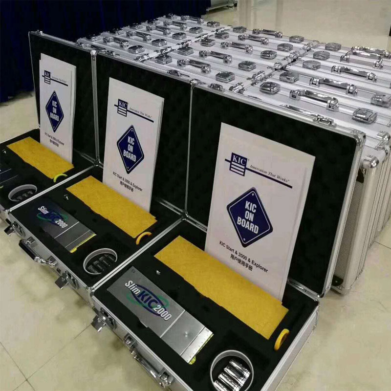 SMT back-flow welding furnace temperature tester slim KIC 2000 start furnace temperature tester line Six-nine channels