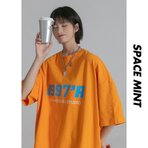 Mint Planet Summer Short Sleeve T-shirt Female New Korean Cotton Loose Student Letter ins Tide Half Sleeve Top