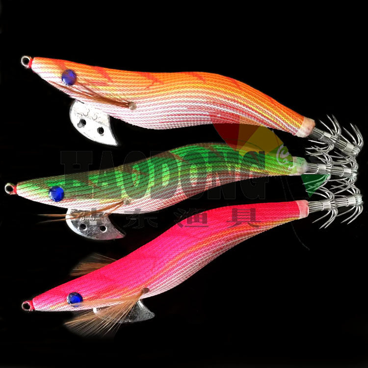 South Australia's squid roads bait shrimp squid hook 3 # Lua fake shrimp squid shrimp nightlight wood shrimp