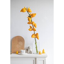 Flower Zhao Five Dai Dai Tongtang fruit flower arrangement fruit flower fruit flower wood fruit Eggplant fruit Oriental Chinese flower arrangement National Shunfeng