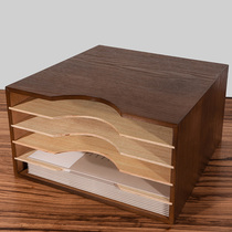 Vinyl record storage box rack LP12 inch retro gramophone base tripod record player cabinet shelf