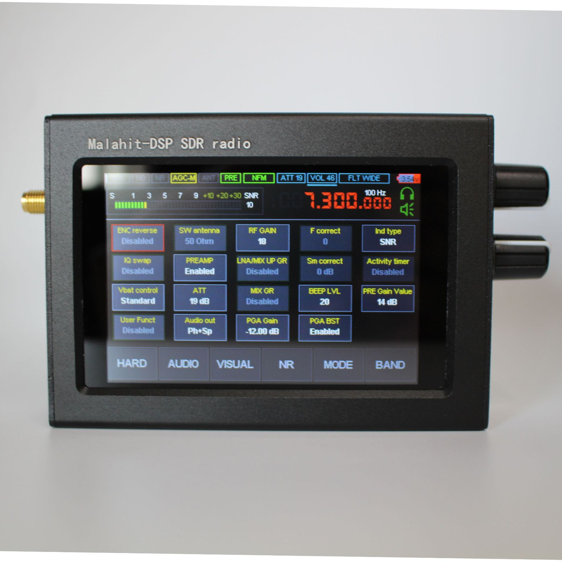 Peacock receiver New 1 10a Edition SDR Full mode 50k-2GHZ Radio DSP Noise Reduction Software-Taobao