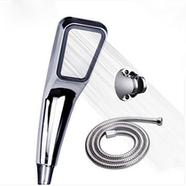 Pressurized Shower Nozzle Square Bath Bathroom Water Heater Shower handheld Pressurized Lotus Shower Head Flower Sun Hose Suit