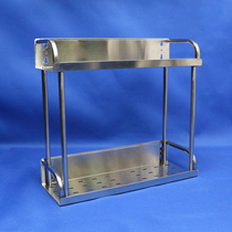 Shelf stainless steel washroom Shelve Drain Containing shelf Kitchen Utensils Seasonings Racks