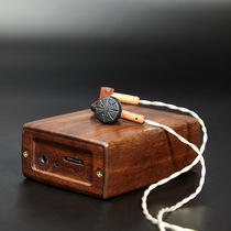 Dragon Ball flagship flat plug Rosewood HIFI headset Dragon Rhyme DR08 mobile phone straight push high-resolution vocal omnivore