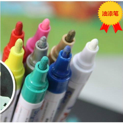 Zhongbai paint pen paint pen PAINT pen SP-110 marker pen Color oily waterproof non-fading graffiti pen tire pen