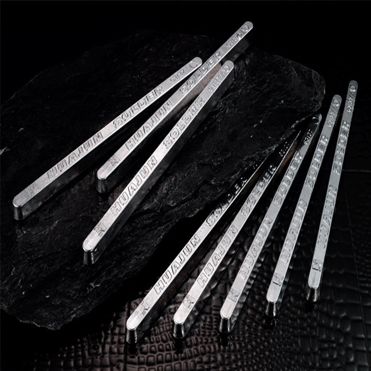 Manufacturer Huajun lead solder bar 63A37 high purity high brightness low melting point antioxidant Yunnan fine tin