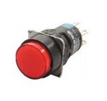 Chint button round with light self-heating flat button NP6-11D Y Green opening 16 one open one closed 220V