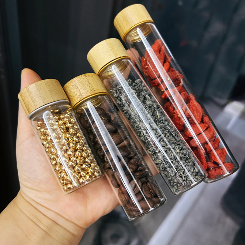 Coffee Powder Seal Pot Coffee Bean Smell Savour Preservation Bottle Tea Leaves Jar Portable Mini Glass Bottle Saved Golden Bean Collection Bottle-Taobao