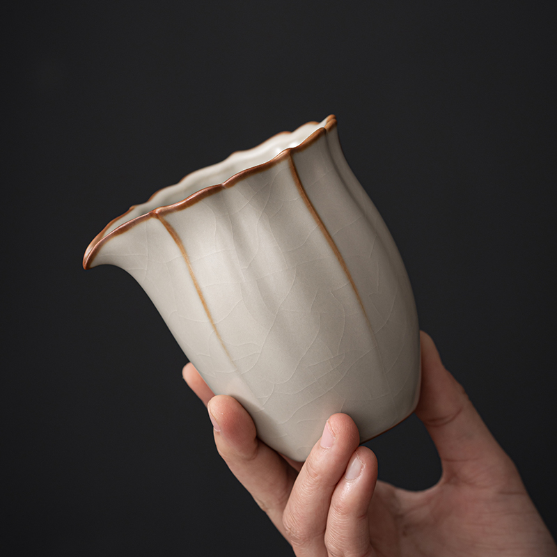 Ru kilo fair cup ceramic utiliturt tea with tea-ware tea sea open sheet can raise tea util fu tea with household