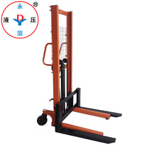 1 ton 16 m (gantry widening forklift) Manual hydraulic stacking forklift loading and unloading truck