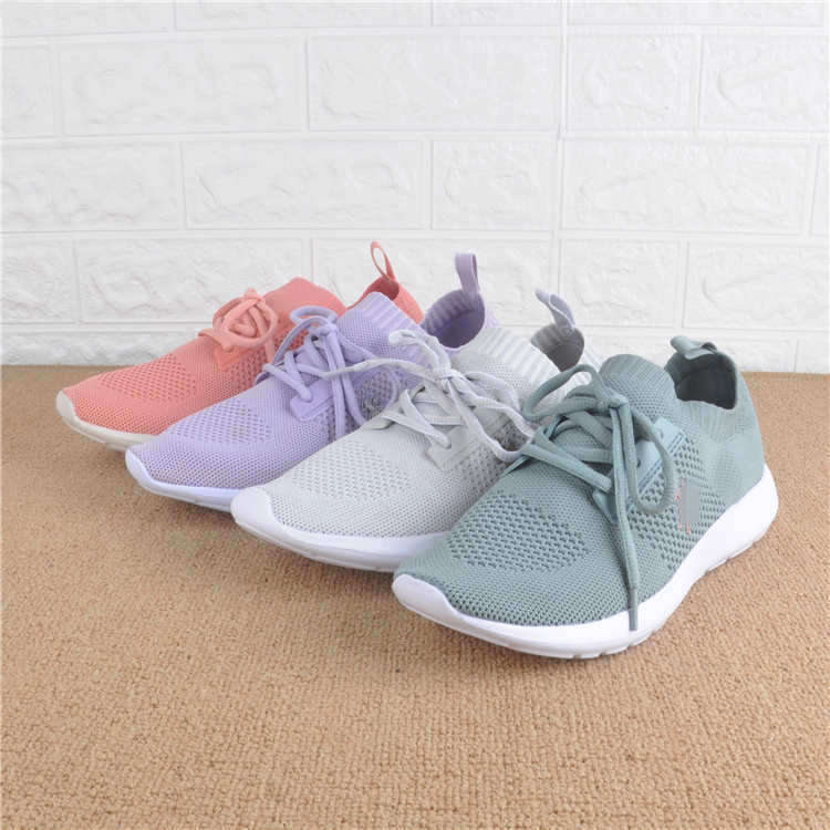 Foreign Trade American Small Rosocks Type Breathable Sneakers Running Shoes Women Fashion Super Light Shock Absorbing Fitness Shoes Socks Shoes 5