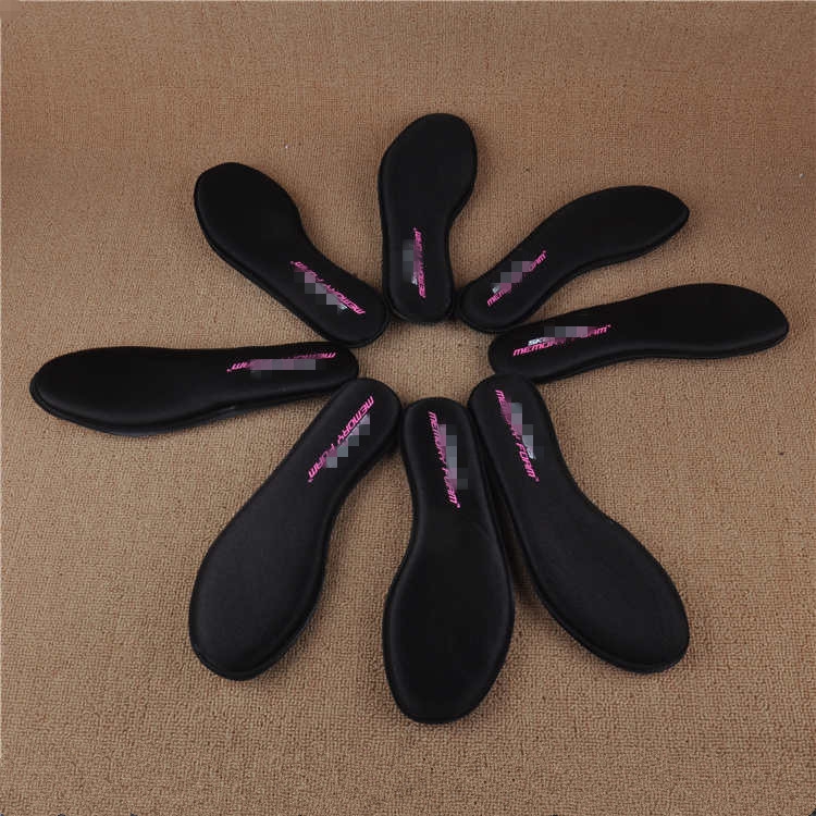 Foreign Trade Ladies Slow Rebound Memory Sponge Shockproof Sneakers Thick Insole Memory Foam Deodorant Sucking