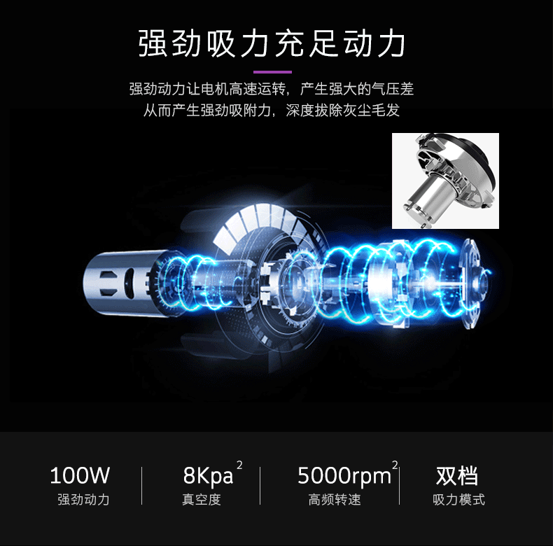 Xin yêu nhà không dây có thể sạc lại máy hút bụi gia đình xe nhỏ cầm tay với pin lithium im lặng không dây mạnh mẽ ngoài mạt - Máy hút bụi máy hút bụi cầm tay