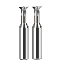 Integral tungsten steel dovetail groove milling cutter for aluminum 2 3 4 5 6 8 10 12x45 degree alloy dovetail groove milling cutter