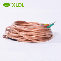 25 square grounding soft copper wire transparent leather soft copper wire transparent clad plastic copper wire high voltage ground wire resistance measurement
