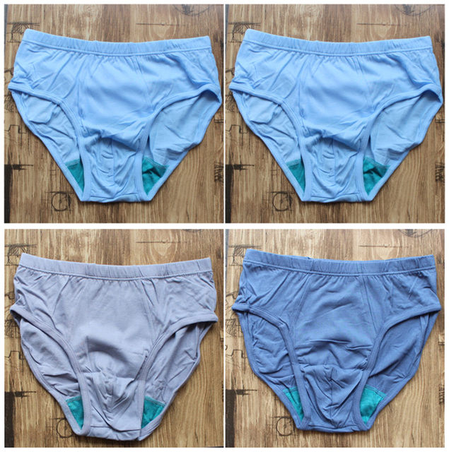 ab underwear ຜູ້​ຊາຍ​ສີ​ແຂງ​ກາງ​ອາ​ຍຸ​ກາງ​ແລະ​ຜູ້​ສູງ​ອາ​ຍຸ pants ພໍ່​ຂອງ​ບໍ​ລິ​ສຸດ​ຝ້າຍ​ວ່າງ antibacterial briefs ສູງ​ແອວ​ສໍາ​ລັບ​ຜູ້​ສູງ​ອາ​ຍຸ 0922