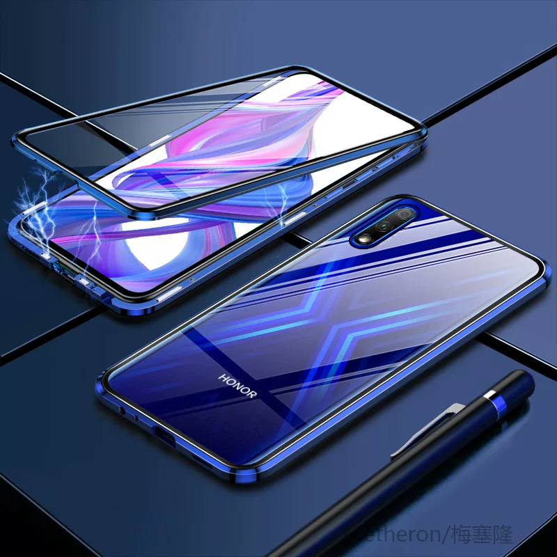 [*Роскошный металлический Flip-чехол для Huawei Honor 10 10Lite V10 Magne]