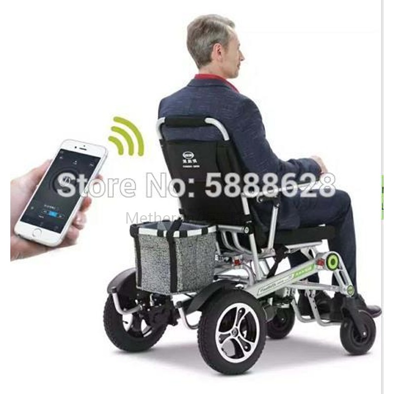 Shopping&basketElectric   Foldable   Wheelchair   Heavy   Duty   Lightweight   Mobility