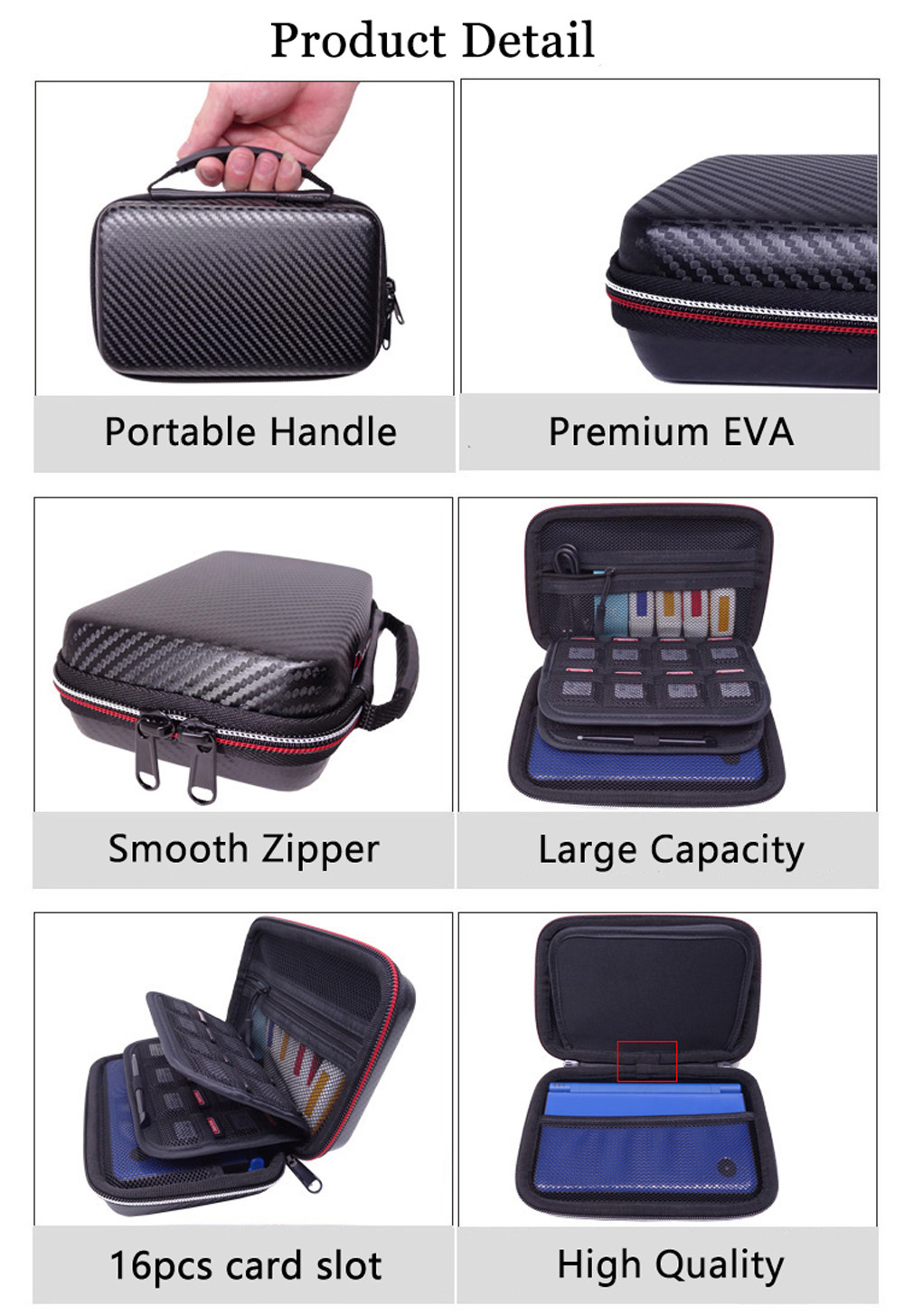 Украшение "Сделай сам" hard cover carrying storage bags for nintendo new 3ds xl 2ds Metheron