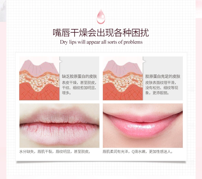 Dưỡng ẩm Jelly Jelly Ngủ Lip Mask Sửa chữa Desalination Lip Giữ ẩm Tẩy tế bào chết Lip Lip chính hãng mặt nạ ngủ môi laneige