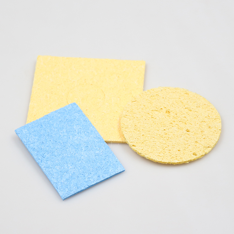 Heating - resistant sponge Compressed sponge Soldier iron high temperature cleaning sponge removing tin cotton
