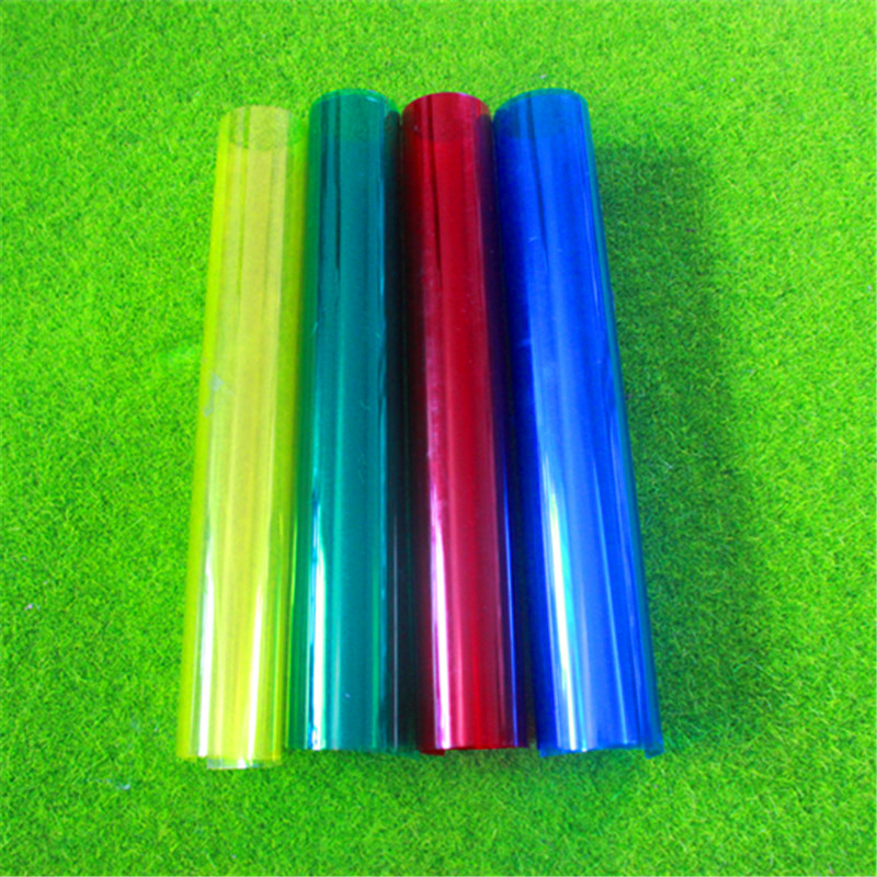 Red Yellow Blue Green Transparent Photographic Filter Paper Color Binding Film A4 Size Shading Paper