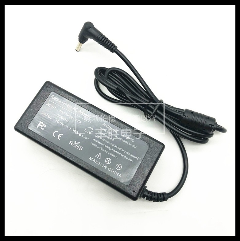 For Dell 19 5V 3 34 small mouth bullet 4 0*1 7 laptop power adapter 65W