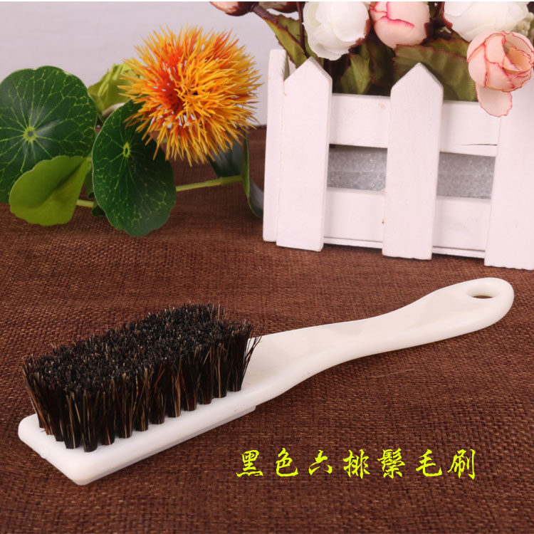 Pig Mane 6 Rows Brush to Play Walnut Hemp Walnut Brush Crochet to Brush Manufacturer Direct