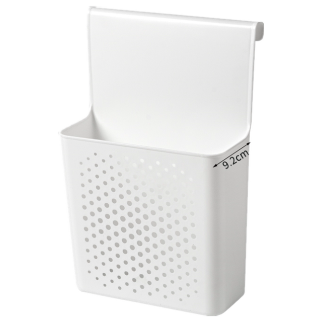 Cabinet door wall-mounted storage box without punching holes in bathroom kitchen bathroom storage rack hanging door rear storage rack storage tool