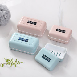Extraordinary Household Product Double-Layer Draining Soap Dish Bathroom Creative Portable Soap Holder Bathroom Soap Rack Soap Box