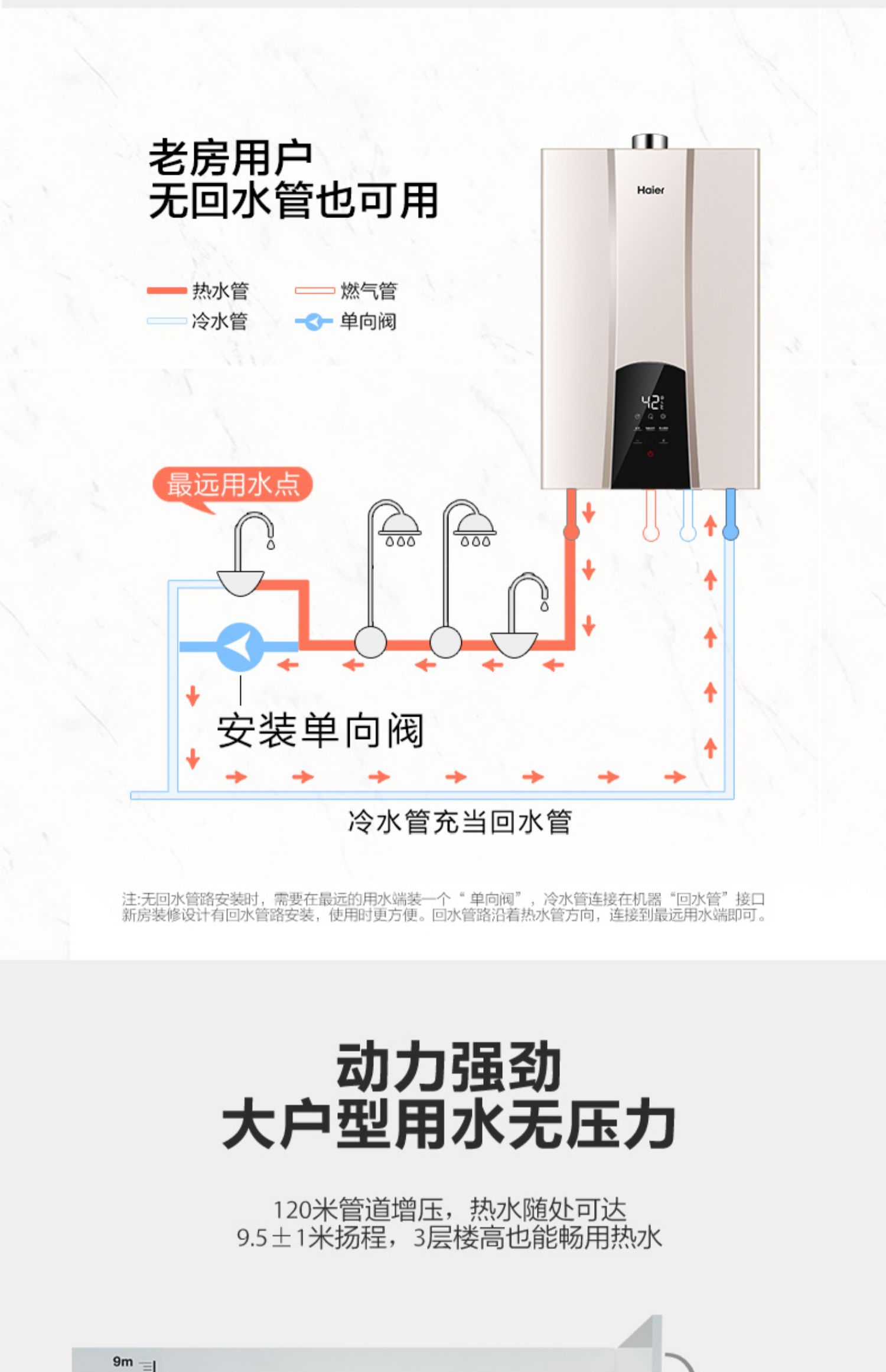 Haier / Haier JSQ25-13WN3S (12T) 13L zero nước lạnh tự nhiên máy nước nóng bơm đôi giai điệu - Máy đun nước ariston 30l