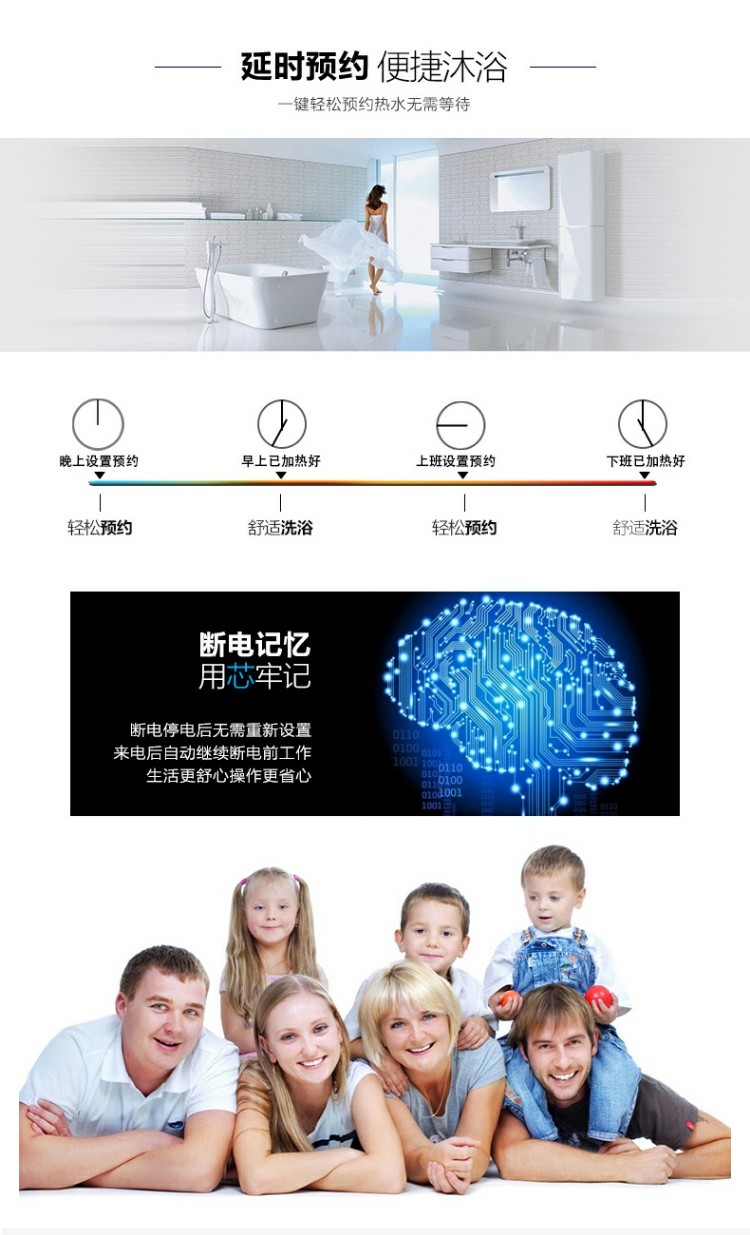 máy nước nóng trực tiếp ariston Haier / Haier EC5002-D / 50 lít nước nóng điện nhỏ nhà nhanh chóng lưu trữ loại phòng tắm vòi sen bình nóng lạnh picenza 15l