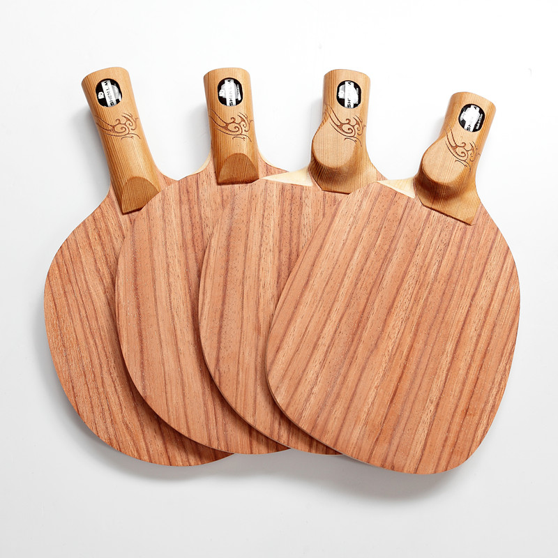 Dragon Wood Rose 5 Straight Racket Horizontal Racket Horizontal Racket Table Tennis Racket Bottom Board Table Racquet