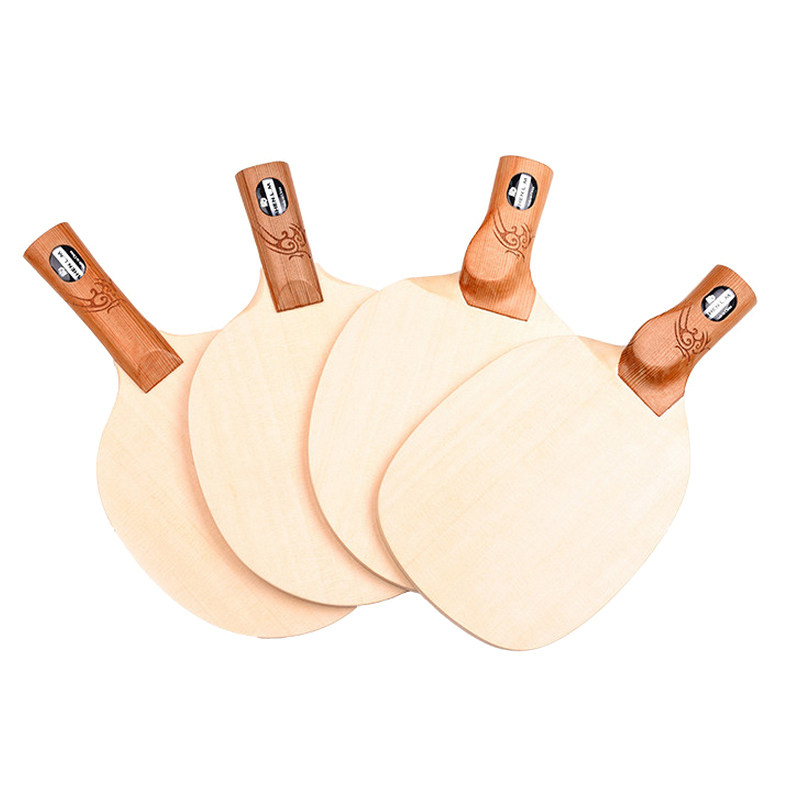 Shenlong wood Single cypress wood Double Longan Pure wood straight shot horizontal shot horizontal shot fast break arc circle table tennis racket base plate