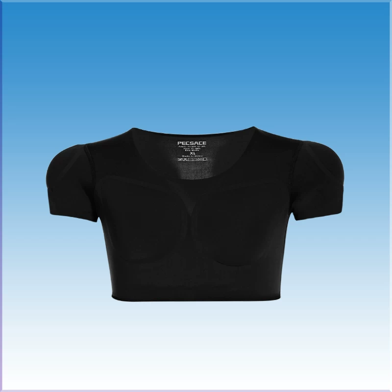 Искусственный мужской торс, невидимая футболка, slim fit, с коротким рукавом, косплей