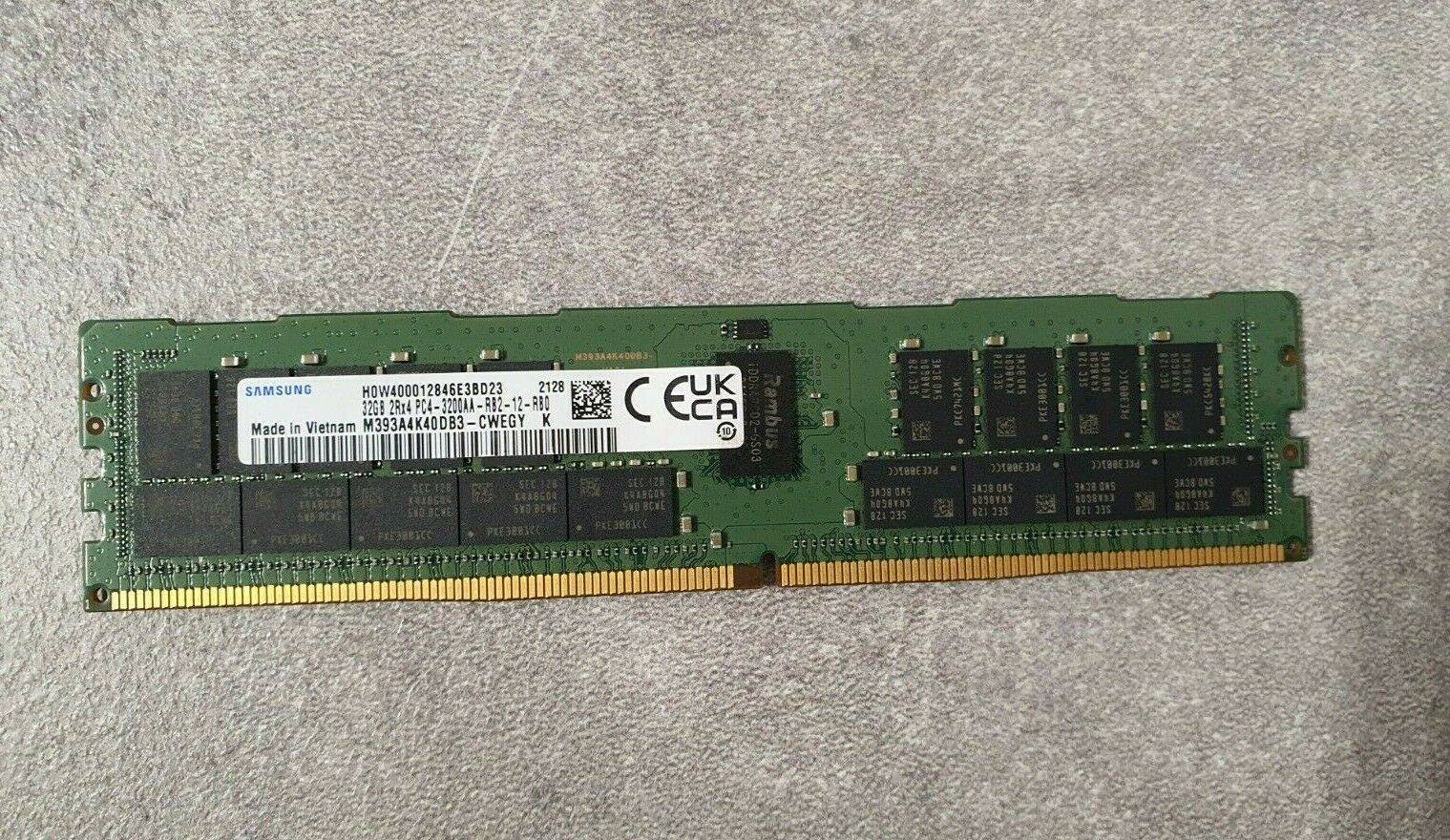 Samsung original dress M393A4K40DB3-CWE 32G 2RX4 PC4-3200AA 32GB server memory