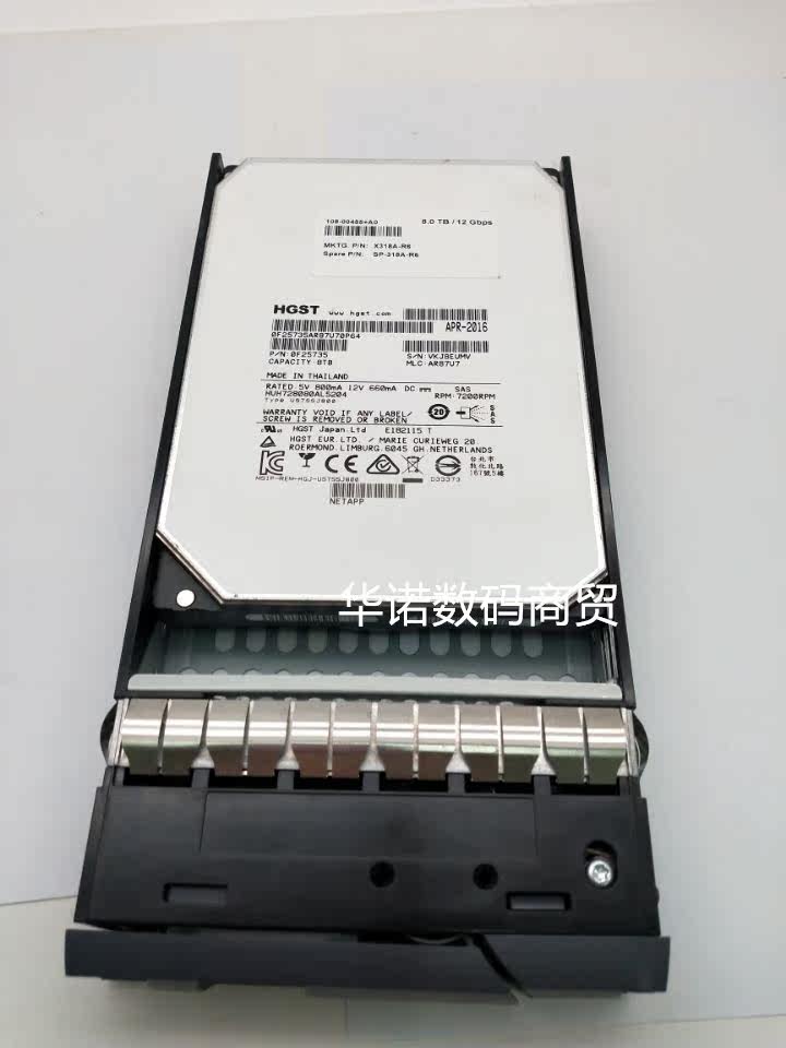 NetApp X318A-R6 8T SAS 3 5 7 2K 12GB Storage Hard disc FAS8040 FAS8080