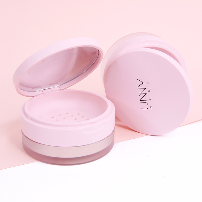 Korea unny clear and flawless repairing loose powder makeup powder female long-lasting concealer makeup oil control honey powder invisible pores