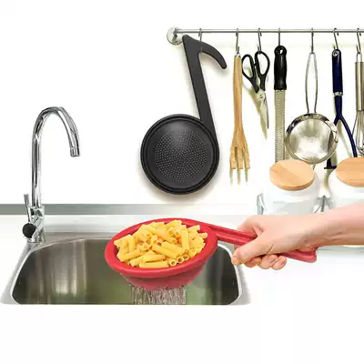 Italian Rocket eighth note filter spoon) safe food grade PP material) sturdy and heat-resistant) Creative kitchen