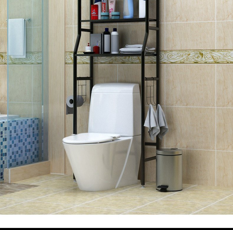 dây đèn led không nháy [Cửa hàng bách hóa Tân Cương] phòng tắm giá treo tường nhà vệ sinh sàn nhà vệ sinh miễn phí đấm lưu trữ lưu trữ giá - Thiết bị sân khấu đèn led nháy theo âm thanh