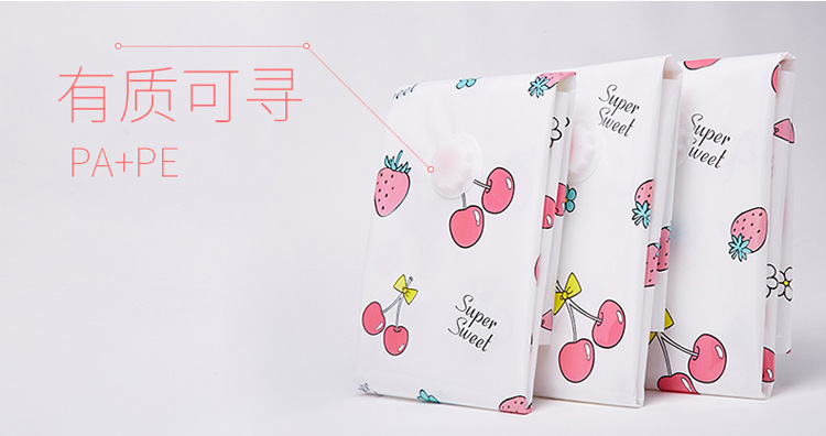 đèn led nháy xanh đỏ [Cửa hàng bách hóa Tân Cương] túi nén chân không dày túi lưu trữ cô gái mới anh đào loạt túi quần áo - Thiết bị sân khấu đèn chớp sân khấu