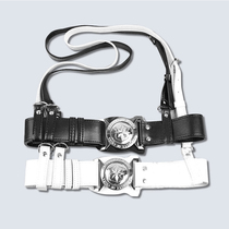 Security oblique belt armed belt security belt mens belt security clothing belt thickened duty outer belt